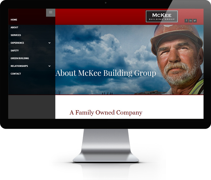 McKee Building Group Website Design