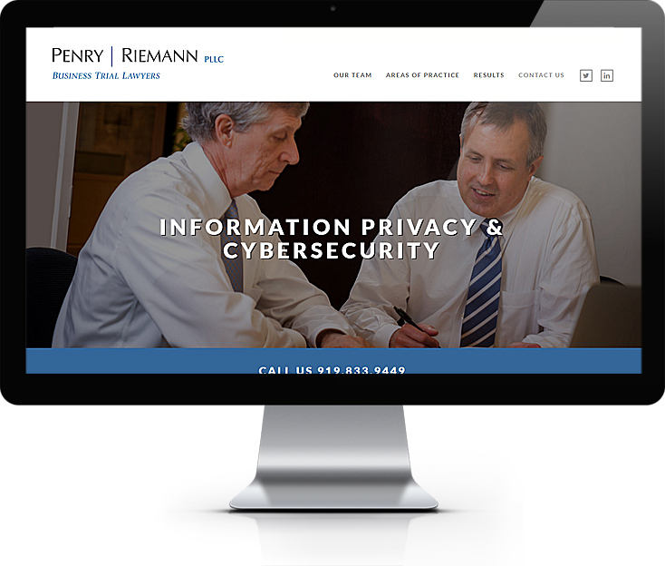 Penry Riemann Law Firm website