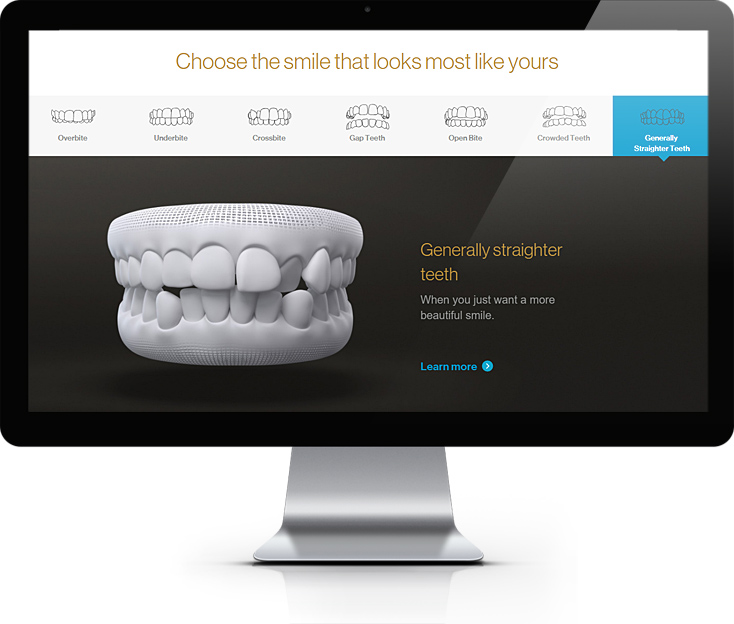 Invisalign Teeth Straightening Website Design
