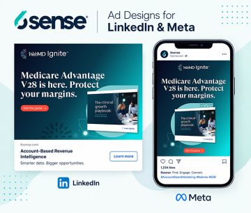 WebMD Ignite LinkedIn and Meta ad designs created by Doug Brown Design