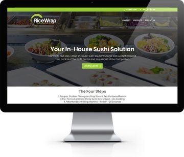 Website Design In-house Sushi Solution